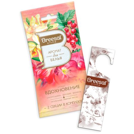 Ароматизатор для белья Breesal Вдохновение Арома Арт 2 секции, 1 шт