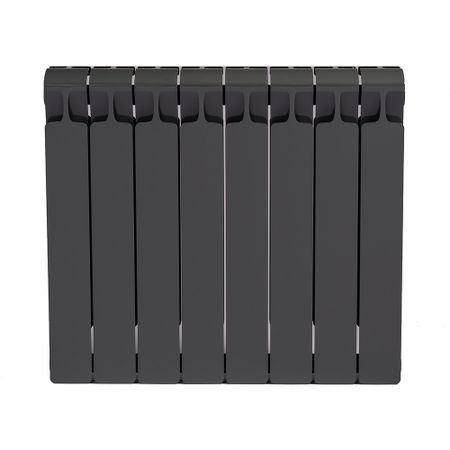 Радиатор биметаллический Rifar Monolit 500 мм 8 секций 3/4 боковое подключение серый лента цифр математика раскладной плакат из 9 секций упаковка фгос