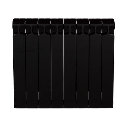 Радиатор биметаллический Rifar Monolit 500 мм 8 секций 3/4 боковое подключение антрацит лента цифр математика раскладной плакат из 9 секций упаковка фгос