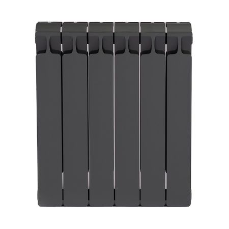 Радиатор биметаллический Rifar Monolit 500 мм 6 секций 3/4 боковое подключение серый лента цифр математика раскладной плакат из 9 секций упаковка фгос