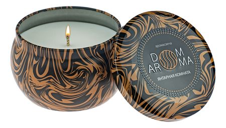 Ароматическая свеча Янтарная комната: свеча 125г лариса валентиновна бардовская янтарная комната