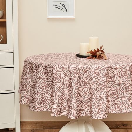 Скатерть круглая Arido цк 145х145 азбука лоскутная