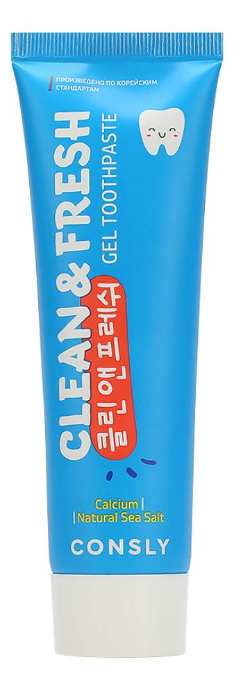 Гелевая зубная паста с кальцием и натуральной морской солью Clean & Fresh Gel Toothpaste 105г