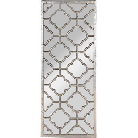 Зеркало Glasar Раджастан серебристое 118x3x48 см