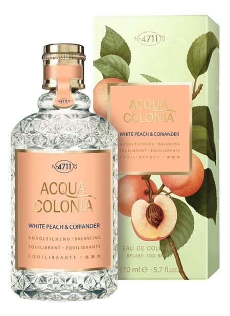 4711 Acqua Colonia White Peach & Coriander: одеколон 170мл