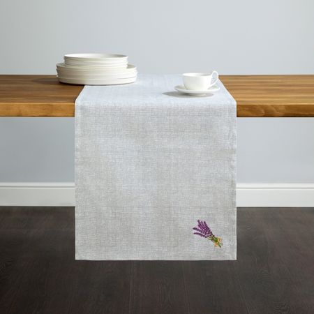 Скатерть-дорожка Capolino лен белая скатерть дорожка
