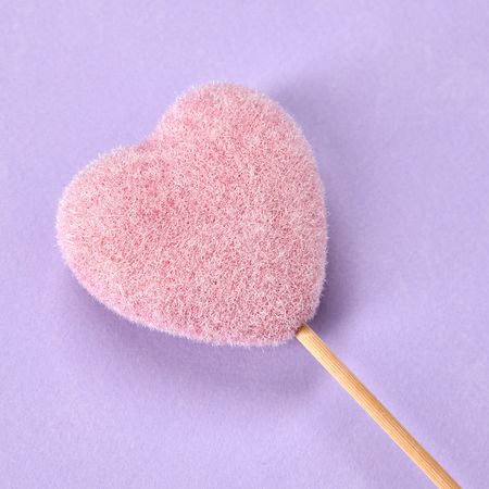 Декоративное украшение Сердце/Heart, розовое розовый бумажный баннер сердце day day fun