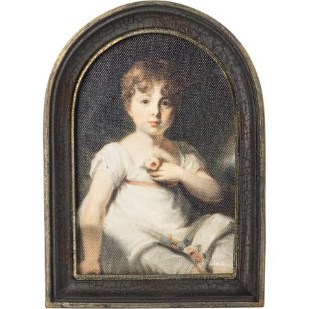 Картина в раме Glasar девочка 13х3х18 см