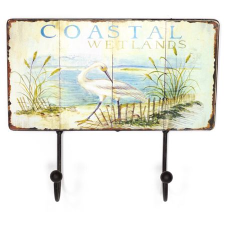 Панно с крючками Glasar птица 26х7х23 см