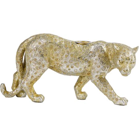 Подсвечник Glasar Леопард правый 24х8х11 см