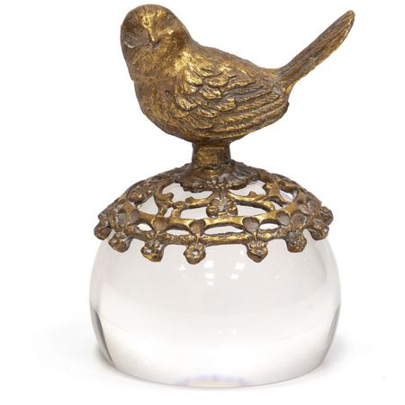 Пресс-папье Glasar с птичкой 7х7х10 см сьюзен линн рекс озорной щенок