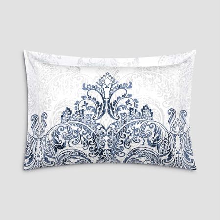 Комплект наволочек Togas Флевланд бело-синий 50х70 см 2 шт