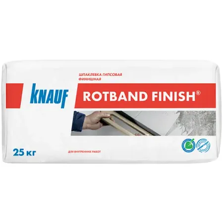 Шпаклёвка гипсовая финишная Knauf Ротбанд Финиш 25 кг