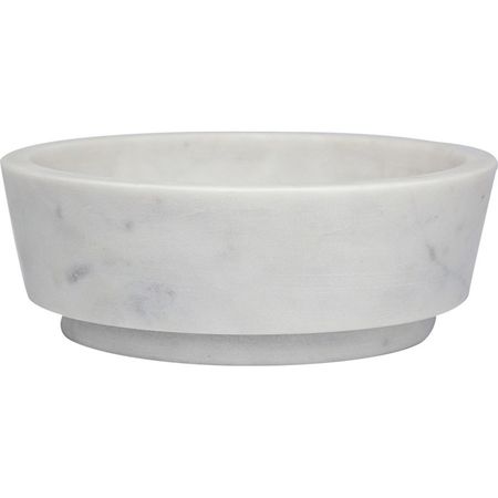 Чаша Glasar из белого мрамора 18х18х7 см