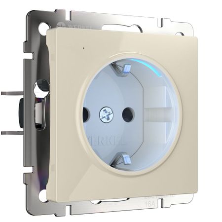 Розетка Werkel встраиваемая слоновая кость с подсветкой (a054522) экслибрисы и штемпели частных коллекций в фондах исторической библиотеки вып 1 2 е изд перераб и доп