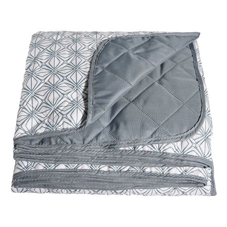 Покрывало 200х220 см Melissa Витраж двустороннее стеганое зеленое (509172/2)