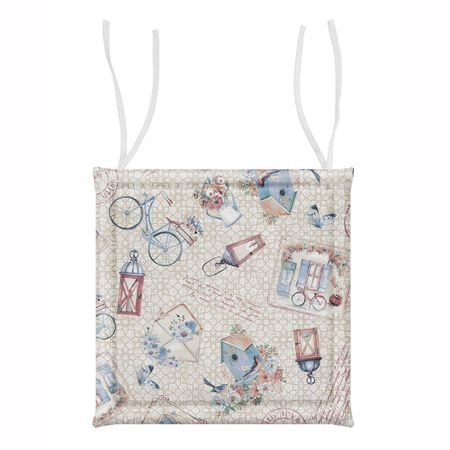 Подушка на стул 40х40 см Самойловский текстиль (762777) подушка с пайетками ананас текстиль 40х40