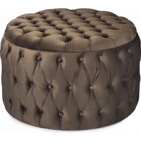 Пуф с крышкой Glasar 49-281B 70х70х44 см