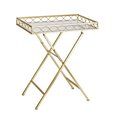 Столик кофейный Glasar складной 62х39х71 см