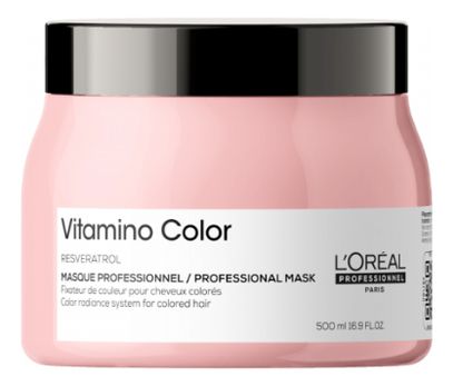 Маска для защиты цвета волос с ресвератролом Serie Expert Vitamino Color Resveratrol Masque: Маска 500мл