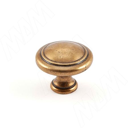 Ручка-кнопка бронза состаренная (KH.15.000.ABV) зеркало в багетной раме evoform виньетка состаренная бронза 56 мм 60 4х60 4 см