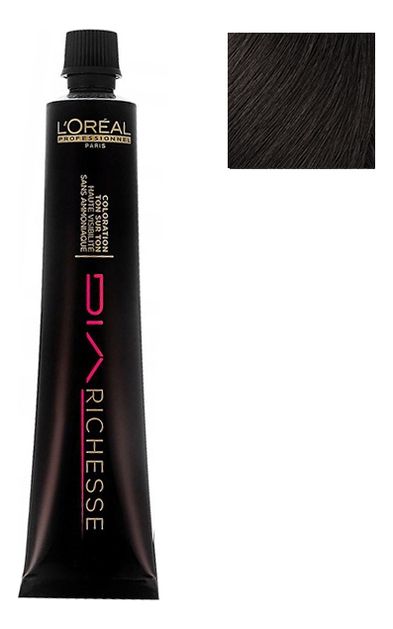 Щелочная крем-краска для волос без аммиака Dia Richesse 50мл: No 4.8