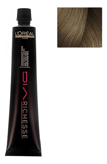 Щелочная крем-краска для волос без аммиака Dia Richesse 50мл: No 8.13