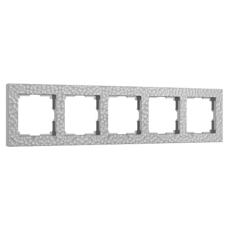 Рамка Werkel Hammer пятиместная серебряная (a052530)