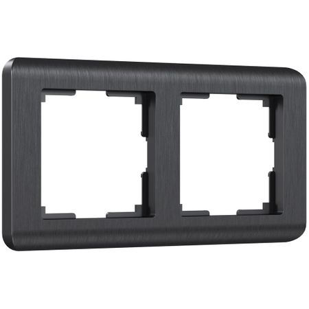 Рамка Werkel Stream двухместная графит (a051267)