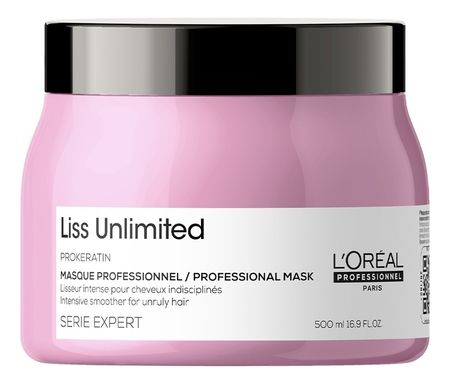 Маска для гладкости волос Serie Expert Liss Unlimited Prokeratin Masque: Маска 500мл