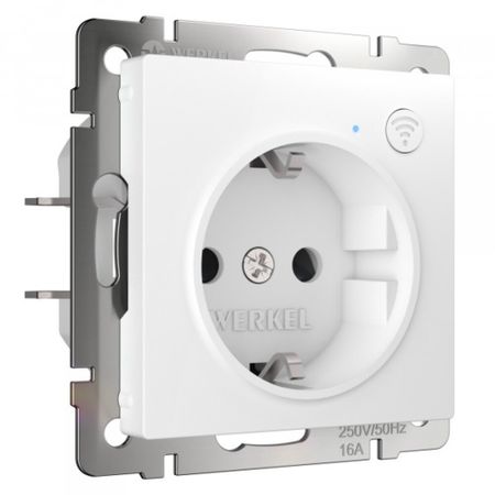 Умная розетка Werkel Minimir Home (W1171601) скрытая установка белая с заземлением освальд шпенглер закат западного мира комплект в 2 х томах