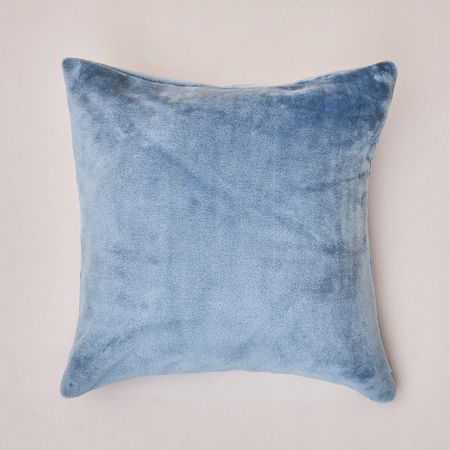 Наволочка декоративная Сверхмягкий/Supersoft, синяя синяя бархатная наволочка canirica 45x45