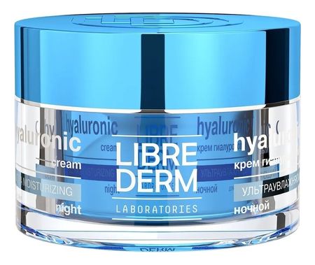 Гиалуроновый ультраувлажняющий ночной крем для лица Hyaluronic Hydra Moisturizing Night Cream Eco-Refill: Крем 50мл цера крем для лица и тела ceramed ультраувлажняющий 100 мл