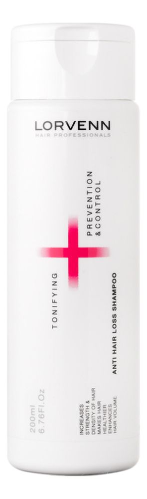 Тонизирующий шампунь против выпадения волос Tonifying + Prevention & Control Hair Loss Shampoo 200мл
