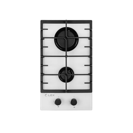 Варочная панель газовая Lex GVG 321 2 конфорки белая