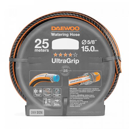 Шланг DAEWOO UltraGrip 5/8 (15мм) 25м