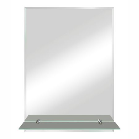 Зеркало с полкой прямоугольное 50х69 см Continent Corvo (В241)