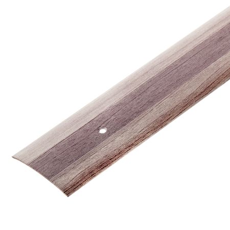 Порог алюминиевый одноуровневый стык 60х1800 мм дуб серый