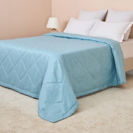 Покрывало Аспараго/Asparago, голубое