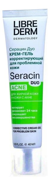 Корректирующий крем-гель для проблемной кожи лица Seracin Duo Acne Corrective Cream-Gel For Problem Skin 40мл