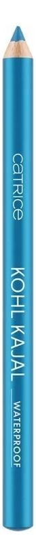 Карандаш для глаз водостойкий Kohl Kajal Waterproof 0,78г: 070 Лазурный карандаш для глаз catrice kohl kajal waterproof водостойкий тон 070 лазурный