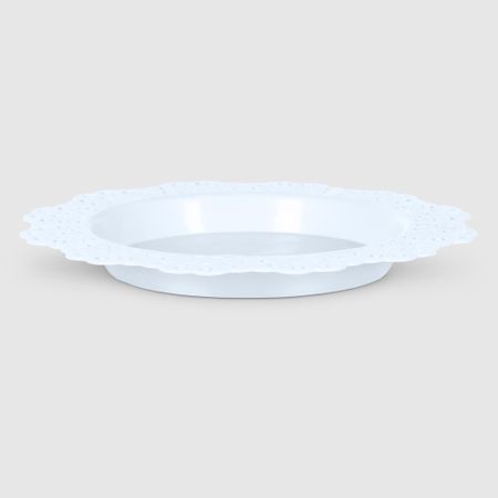 Поддон под горшок Serinova Crochet 15 см белый