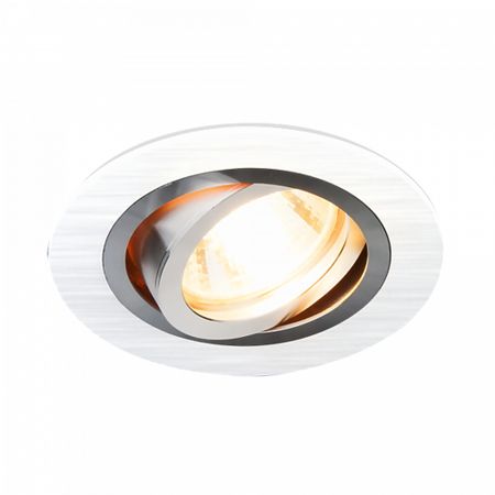 Светильник встраиваемый G5.3 поворотный белый 50 Вт IP21 Elektrostandard Metar (a036415) потолок реечный mr tektum classic 84r 1720х1520мм белый матовый