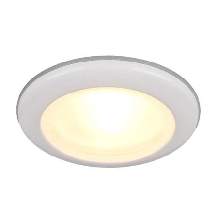 Светильник встраиваемый G5.3 белый 50 Вт IP44 Elektrostandard Moist (a031492) потолок реечный mr tektum classic 84r 1720х1520мм белый матовый