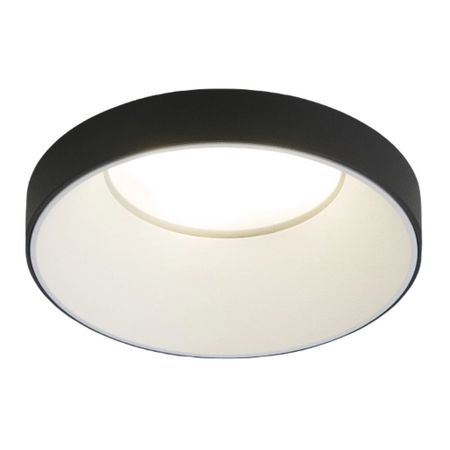 Светильник встраиваемый GU10 белый/черный 50 Вт IP20 Elektrostandard Discus (a053339) потолок реечный mr tektum classic 84r 1720х1520мм белый матовый