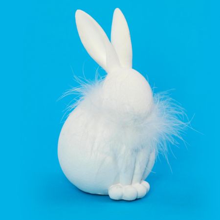 Фигурка декоративная Dekor pap заяц 13x10x19 см