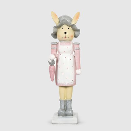 Фигурка декоративная Dekor pap заяц 14x10x44 см фигурка декоративная санта 45 см