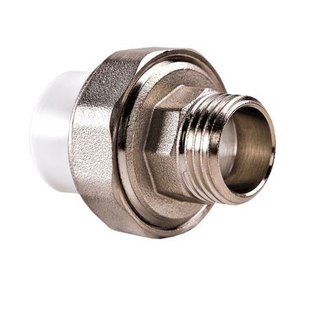 Муфта полипропиленовая РВК разъемная (американка) 32 мм х 3/4 НР(ш) (020575) муфта полипропиленовая разъемная американка pro aqua 20мм х 1 2 вр