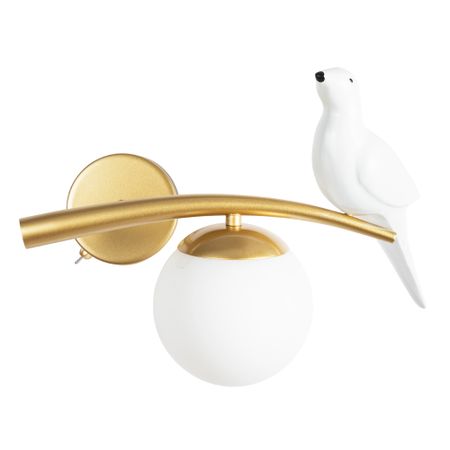 Бра Arte Lamp Eltanin Е14 60 Вт 220 В золото IP20 (A3422AP-1GO) люстра потолочная arte lamp holly led 60вт золото