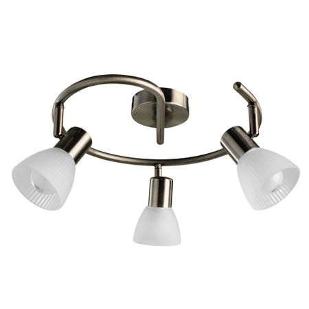 Спот потолочный Arte Lamp Parry E14 120 Вт 6 кв.м бронза IP20 (A5062PL-3AB) спот arte lamp parry 3x40вт e14 металл гальванизированный античная бронза